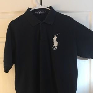 Polo shirt oversized horse